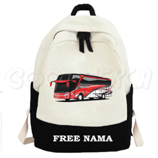 กระเป๋าเป้สะพายหลัง กระเป๋านักเรียน ลาย BUS MANIA BUS MANIA TELOLET สําหรับเด็ก