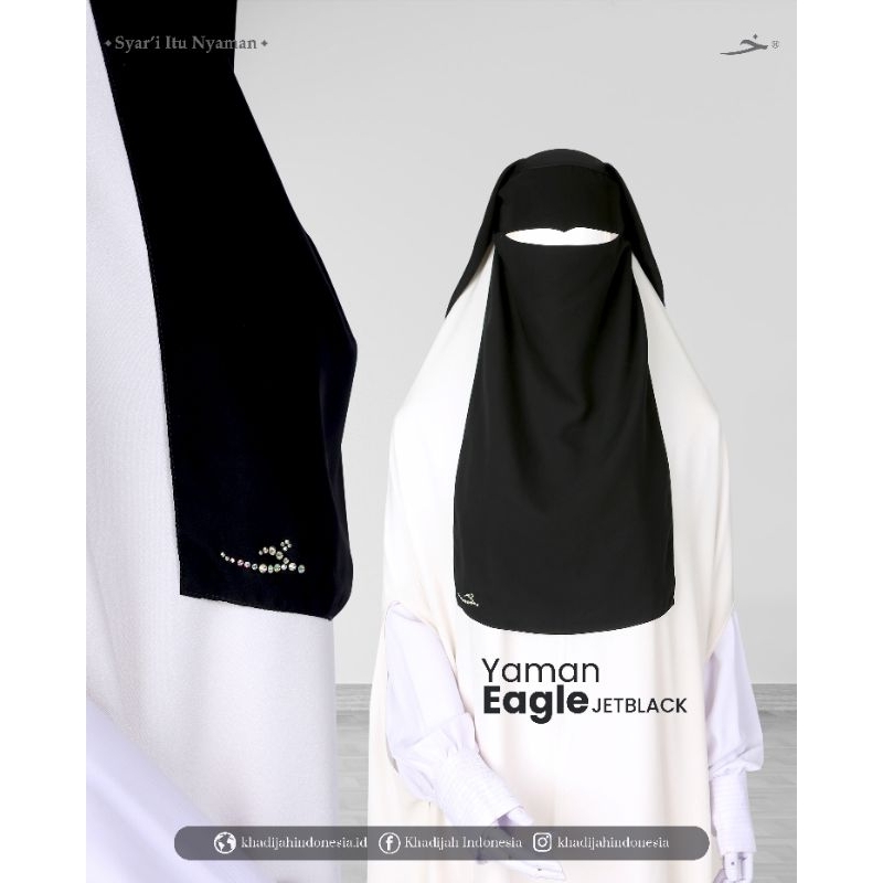 NIQAB YEMEN Eagle Black • Purdah Yemen • Kadijah Indonesia dhiyasyari kadijahindonesia