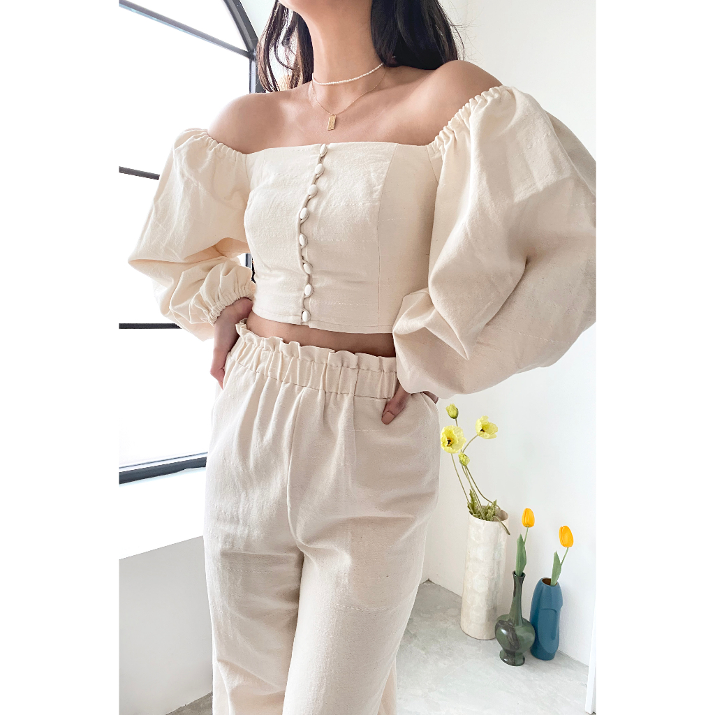 EESOME Nina Pants Eggshell