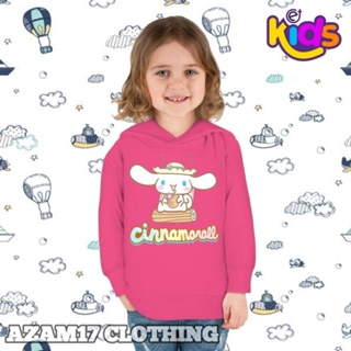 เสื้อแจ็กเก็ตกันหนาว มีฮู้ด ลาย Cinamoroll Cinnamoroll สําหรับเด็กผู้ชาย และเด็กผู้หญิง