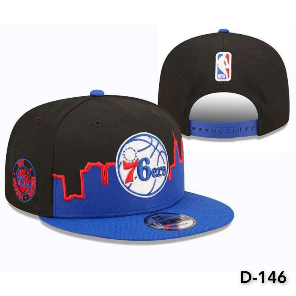 D-146 NBA Town Philadelphia 76ers หมวก Snapback