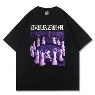 เสื้อยืด พิมพ์ลาย Burzum DANCING WITCH | เสื้อยืด พิมพ์ลายวงดนตรี | เสื้อยืด แขนสั้น โลหะ | เสื้อยืด ขนาดใหญ่ | ป้ายแท็ก Merchcons