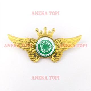 Pin MUI Wing Bros Logo Of Indonesian Ulama Assembly Cast Brass Metal - Aneka Hat