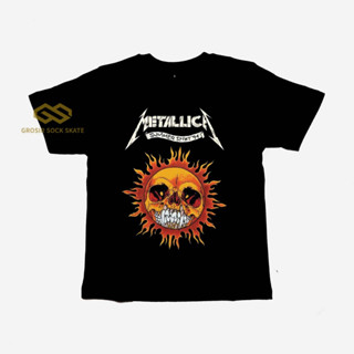 เสื้อยืด พิมพ์ลาย METALLICA Music สําหรับเด็ก อายุ 3 ปี 1-12 ปี