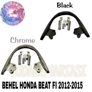 (ฟรีสเต็ปโครเมี่ยม) ตัวยึดที่นั่งด้านหลัง สําหรับ HONDA BEAT FI-F1 2012-2015