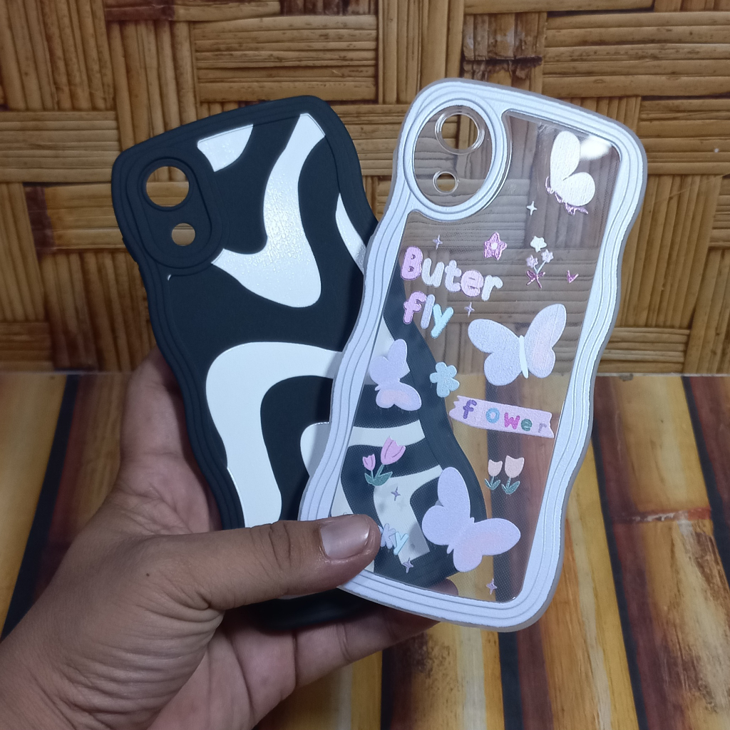 Samsung SM-A032F A032 Softcase Wave Butterfly Zebra Motif Samsung Galaxy A03 core