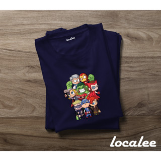 เสื้อยืด พิมพ์ลาย Supehero AVENGER MARVEL CHIBI AVENGER สําหรับผู้ชาย