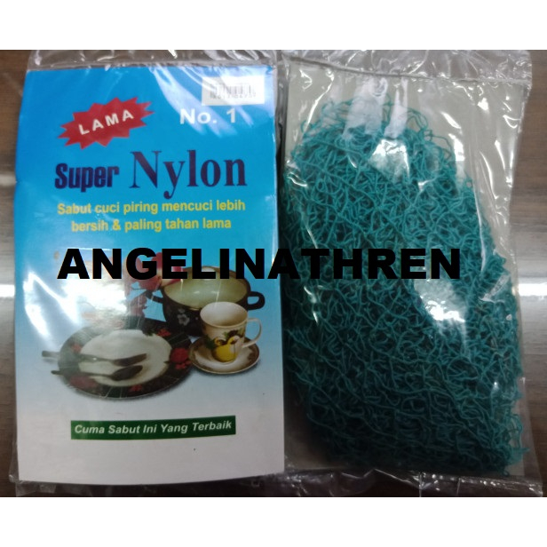 NYLON DISHWASHING BRUSH - NYLON MESH DISHWASHING BRUSH - NYLON NET BRUSH KITCHEN CLEANER