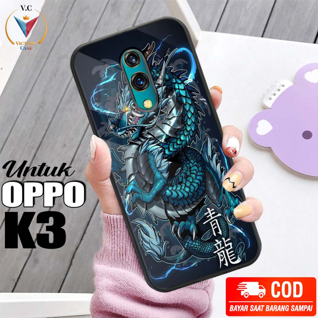 HP Glossy Softcase เคสโทรศัพท์สําหรับ OPPO K3 NAGA ซิลิโคนแก้วพรีเมี่ยมเคสโทรศัพท์