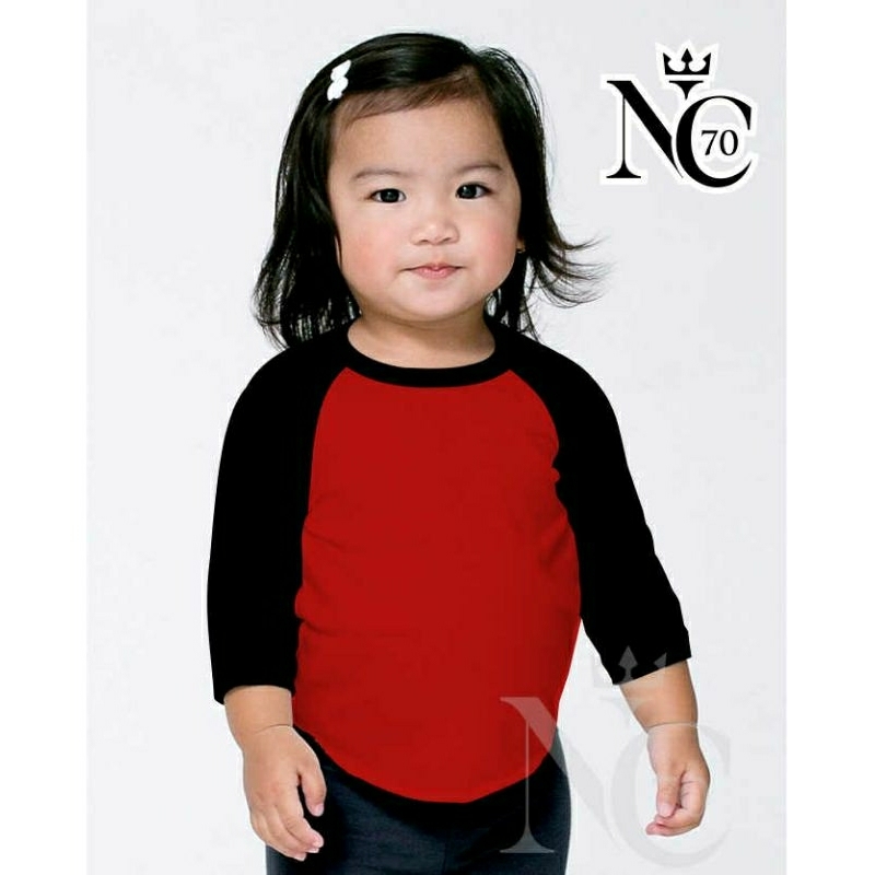 เสื้อยืด REGLAN สําหรับผู้ชาย/ผู้หญิง 3/4 KIDS ML XL