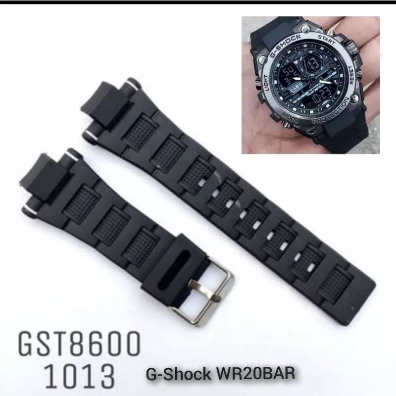 Casio WR20BAR WATCH STRAP RUBBER G SHOCK WR 20BAR WATCH STRAP