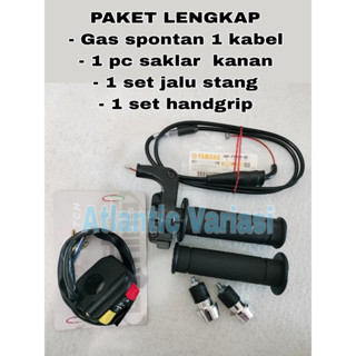 4in1 GAS YZ 1 สายเคเบิล 100 ซม. + สวิตช์ขวา สตาร์ทเตอร์ / เครื่องยนต์ เปิดปิด นําเข้า ของแท้ + มอสโคว์มือ RCB MODEL + JALU มือจับโครเมี่ยมวาริโอ ลูกตุ้มโครเมี่ยม UNIVERSAL แฮนด์รถจักรยานยนต์ พร้อมคลัตช์รถจักรยานยนต์ Honda YAMAHA KAWASAKI