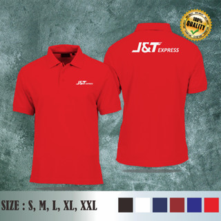 เสื้อโปโล คอปก สําหรับผู้ชาย และผู้หญิง J&amp;T JNT EXPRESS J N T