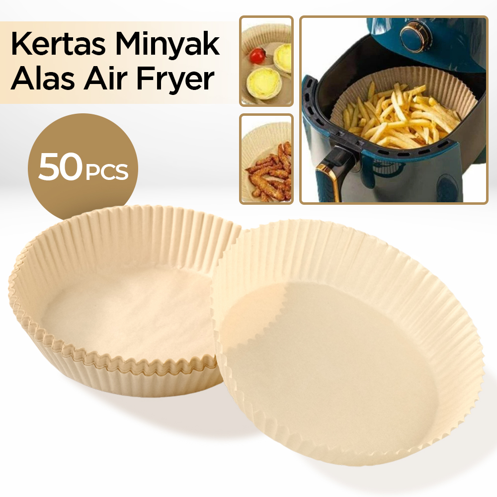 50 ชิ้น French Fries Air Fryer กระดาษ Oilproof M02 MJ05 XK16 HZ25 MJ5 สีสุ่ม