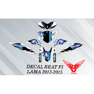 สติกเกอร์รูปลอก ลาย HONDA BEAT FI LAMA 2013-2015