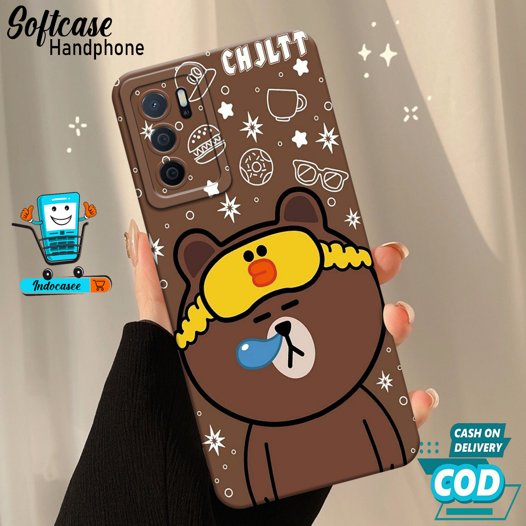 เคส Hp Softcase Oppo A16 Case Hp Oppo A16 Silicone Hp Oppo A16 Casing Oppo A16 Cool Cartoon Motif - 