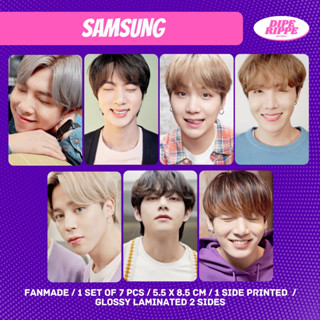 SAMSUNG (BTS Photocard) โฟโต้การ์ด BTS สําหรับสนุก