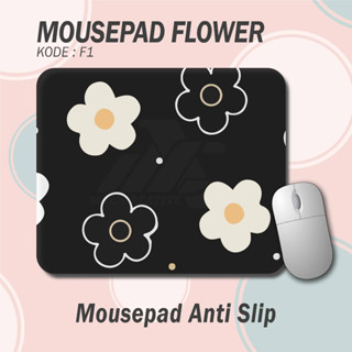 Mac] FLOWER MOUSEPAD - แผ่นรองเมาส์ ลายดอกไม้ - MOUSEPAD ขนาดใหญ่