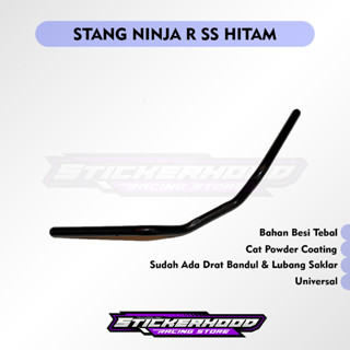 แฮนด์บาร์ สีดํา แบบสากล สําหรับ NINJA R SS