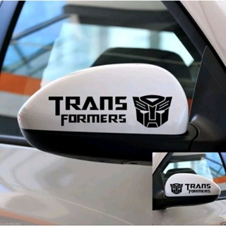 สติกเกอร์ติดกระจกมองหลัง Transformers (คู่)