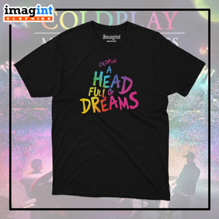 Coldplay BAND เสื้อยืด - A HEAD FULL OF DREAMS 2