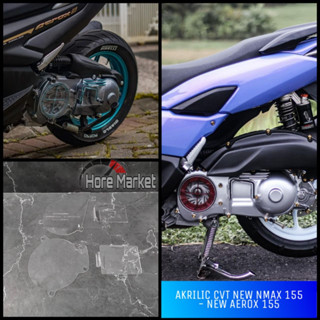 ใหม่ AEROX 155 - NEW AEROX 155 CONNECTED 2023 2022 2022 2021 CYBER CITY - NMAX OLD 150 2015 2016 2017 2018 2019 ฝาครอบอะคริลิคใส