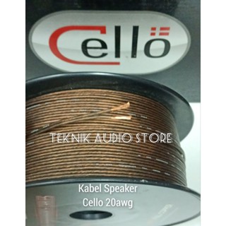 สายเคเบิ้ลลําโพงทวีตเตอร์ Cello 20awg Original Midrange