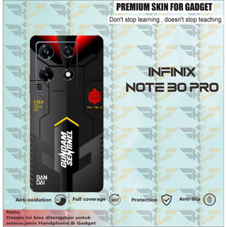 Garskin โทรศัพท์มือถือ INFINIX NOTE 30 PRO GUNDAM สีดํา 2 ชิ้น