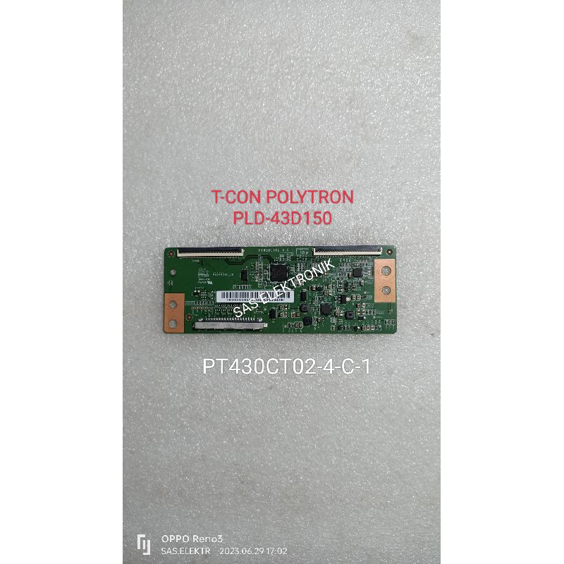 T-CON TCON LOGIC ทีวี LED POLYTRON PLD43D150 PLD-43D150 PT430CT02-4-C-1