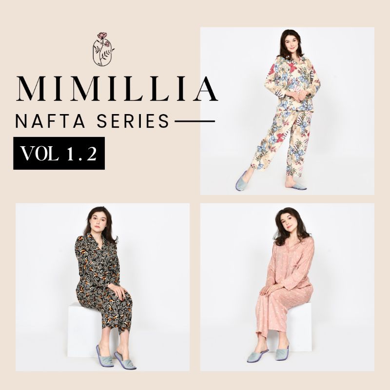 NAFTA Series Vol 1.2 - ชุดนอนสตรี [แขนยาว + กางเกงขายาว] โดย MIMILLIA
