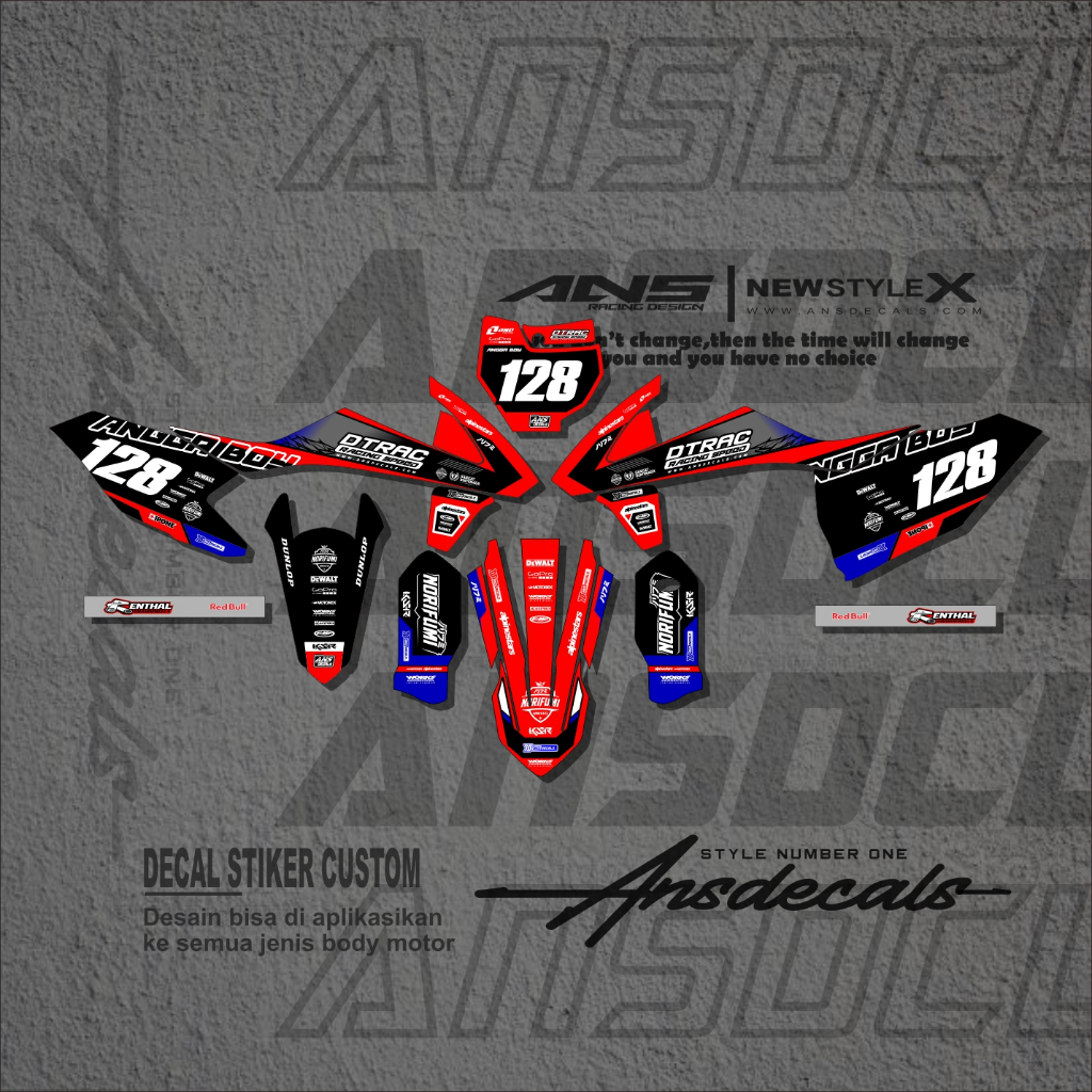 รูปลอก ktm 85 2017 รูปลอก ktm 250 ktm สติ๊กเกอร์ ktm