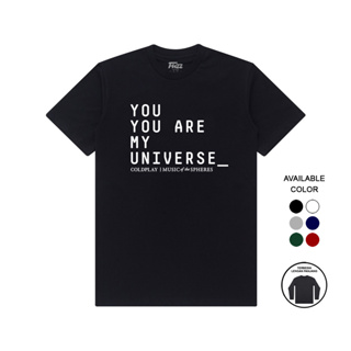 เสื้อยืด พิมพ์ลายวง Coldplay X BTS MY UNIVERSE สําหรับผู้ชาย และผู้หญิง