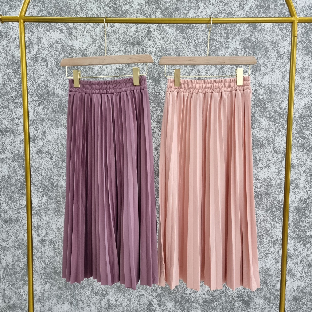 DC008 กระโปรงจับจีบ*