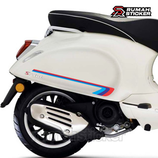 [rumahsticker] สติกเกอร์ตัด Vespa Genio Uwinfly Model Sprint S Color Strip BMW