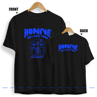 เสื้อยืดพรีเมี่ยม พิมพ์ลายคอนเสิร์ต Honne TOUR 2023