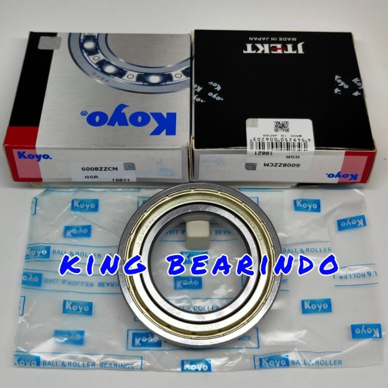 BEARING 6008ZZ KY 6008 ZZ KY IRON CAP UK40X68X15
