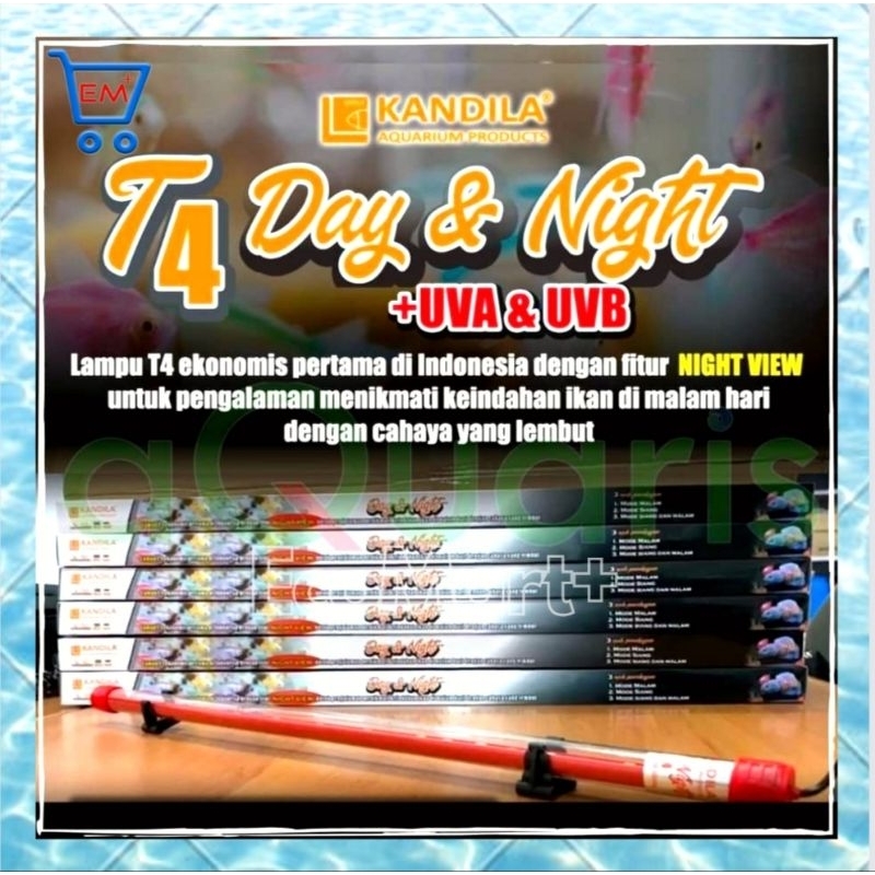 ฟรี ไฟ PARALON PIPE KANDILA N 20 / N 30 / N 40 LED Day & Night Submersible Lights 3 โหมด ไฟบ่อตู้ปลา