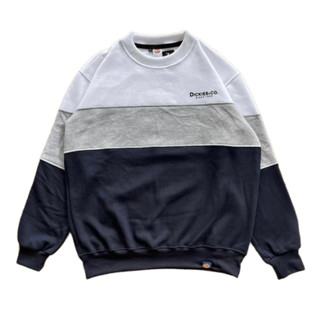 เสื้อแจ็กเก็ตกันหนาว ลาย Dickies TRICOLOR CREWNECK