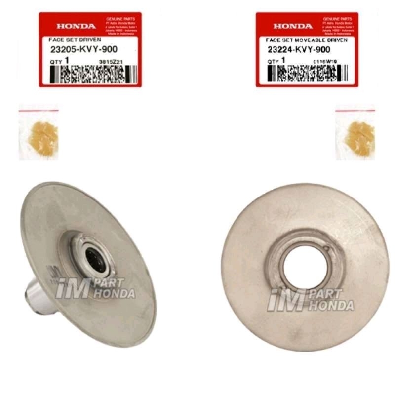 Honda 23205-KVY-900 23224-KVY-900 Face Set Movable Driven Pulley สําหรับผู้ชายและผู้หญิง Beat Scoopy