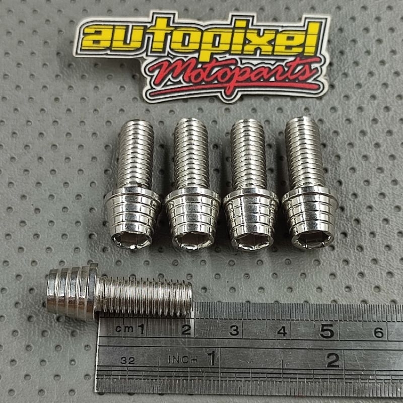 Probolt สกรูเกลียว Bolt 10 ยาว 2 ซม. สกรูสแตนเลส Bolt m6x20 heng thailand