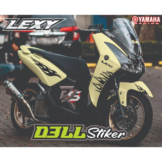 สติกเกอร์ ลาย YAMAHA LEXI STICKER STRIPING สําหรับติดตกแต่งล้อรถมอเตอร์ไซค์