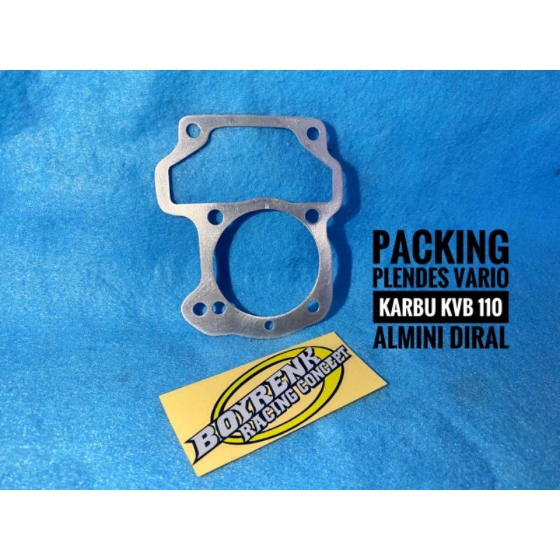 บรรจุ PAKING PLENDES BLOCK BOTTOM VARIO CARBON VARIO 110 KWM ALMINI 1MM - 10MM BOYRENK OLSHOP_BRC