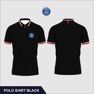 เสื้อโปโลแขนสั้น คอปก ลายโลโก้ Paris saint germain psg fc แบบดั้งเดิม สําหรับผู้ชาย และผู้หญิง