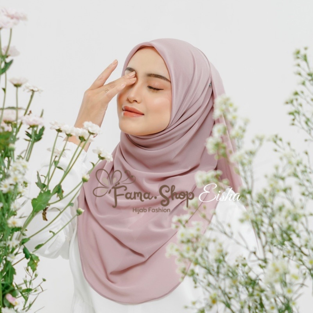 ผ้าคลุมไหล่ Pashmina Malaysia Ceruty / Pashmina Oval Malai / Pashmina Boral Curve Bawal Malaysia