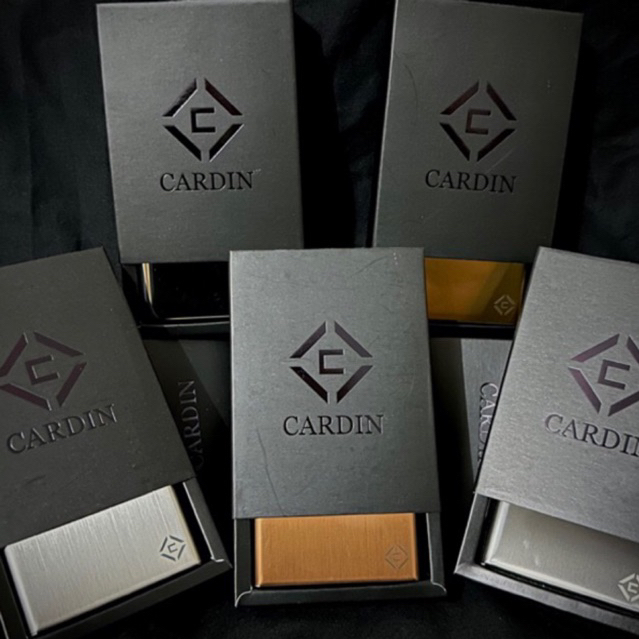 Cardino Slim Wallet - RFID Card holder Mens and Womens Card Wallet (Unisex) Slim Elegant สบาย