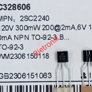 ทรานซิสเตอร์ C2240 2SC2240 TO-92-3 Bipolar