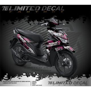 สติกเกอร์รูปลอก ลายกราฟฟิตี้ Honda New Beat 2020-2022 Beat Street Street