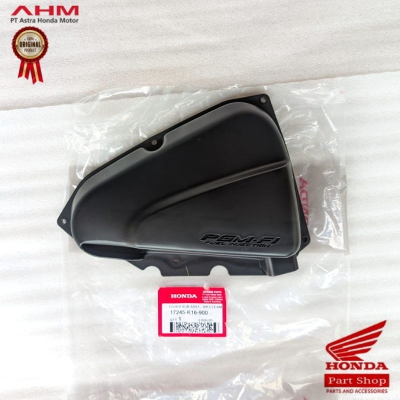 17245-K16-900 ฝาครอบกรองอากาศ Beat fi Scoopy fi Vario 110 fi Starter Brisik