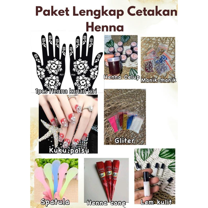 HENNA MOLD / INSTANT HENNA MOLD