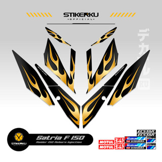 สติกเกอร์ลายทาง SATRIA F150 F150 SATRIA F150 2016-2022 SATRIA FU R150 DECALS RIDER FI R150 SATRIA EDITION